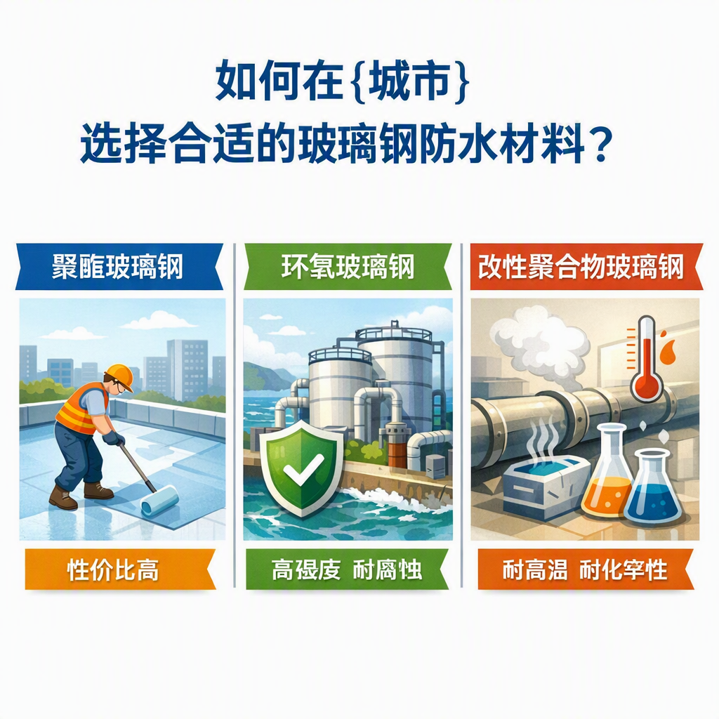 如何在石嘴山选择合适的玻璃钢防水材料？