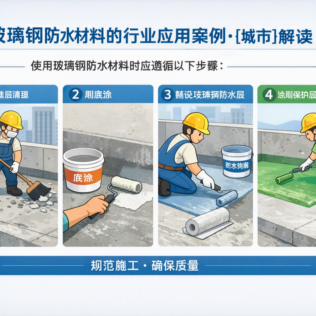 玻璃钢防水材料的行业应用案例，石嘴山解读
